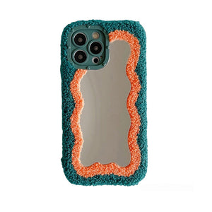 VILZSTUDIOS Stylish textured patchwork iPhone case