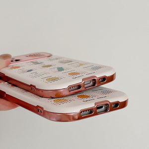 VILZSTUDIOS Stylish iPhone case featuring a 2024 calendar design