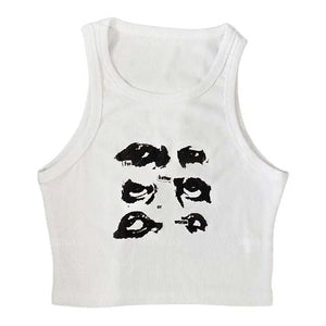 VILZSTUDIOS Trendy graphic tank top from VILZSTUDIOS