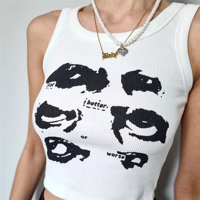 VILZSTUDIOS Trendy graphic tank top from VILZSTUDIOS