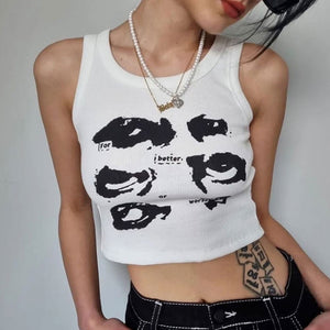 VILZSTUDIOS Trendy graphic tank top from VILZSTUDIOS