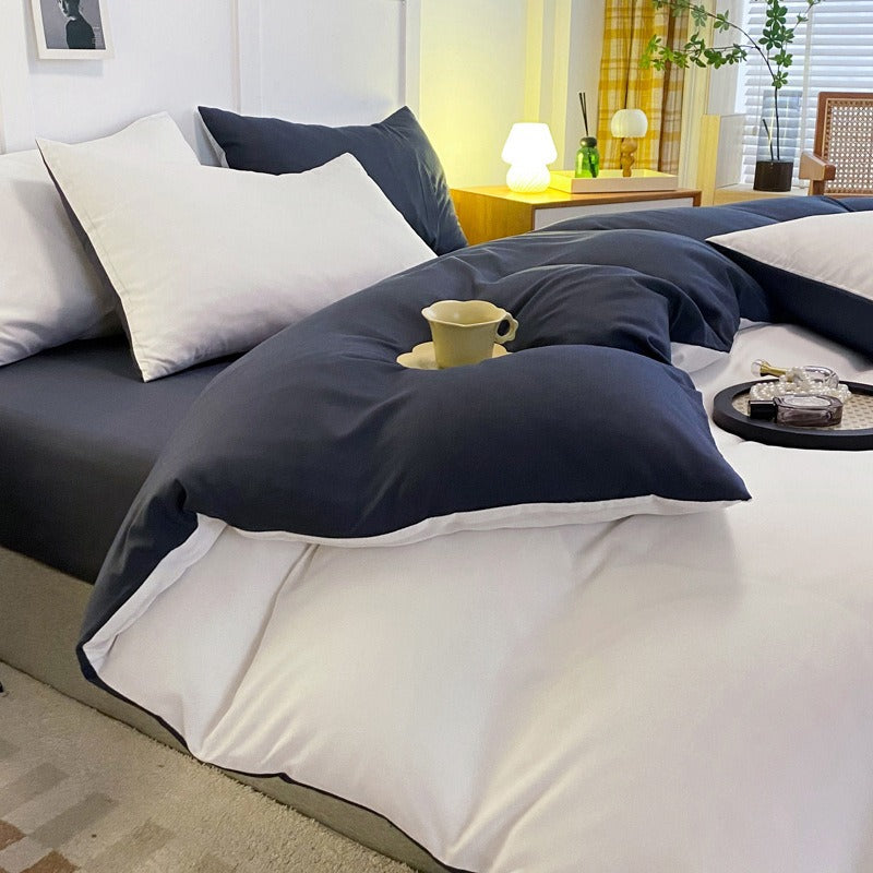 Two-Tone Reversible Bedding Set