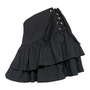 VILZSTUDIOS Lace-up design skirt from VILZSTUDIOS