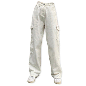 VILZSTUDIOS Cargo denim jeans designed for streetwear style