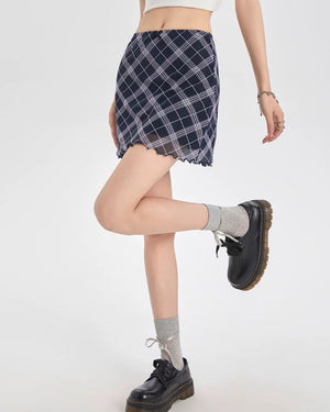 VILZSTUDIOS Fashionable checkered mini skirt from VILZSTUDIOS