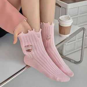 VILZSTUDIOS Stylish ripped socks for streetwear fashion