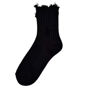 VILZSTUDIOS Stylish ripped socks for streetwear fashion