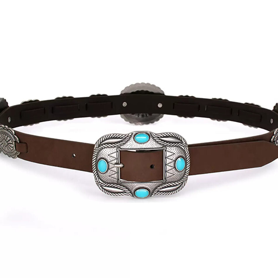 VILZSTUDIOS Stylish cowboy belt made of vegan leather