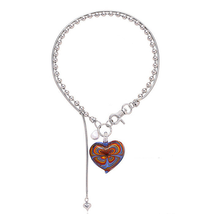 VILZSTUDIOS Stylish heart pendant necklace