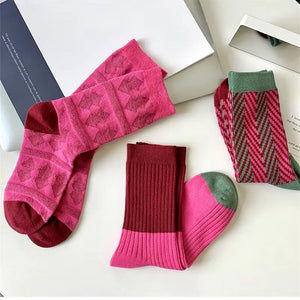 VILZSTUDIOS Colorful patterned socks for casual wear