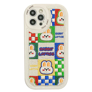 VILZSTUDIOS Stylish iPhone case with animal embroidery design