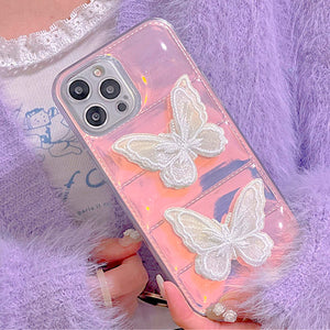 VILZSTUDIOS Stylish butterfly laser iPhone case