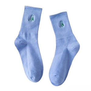 VILZSTUDIOS Dino embroidery cozy socks by VILZSTUDIOS