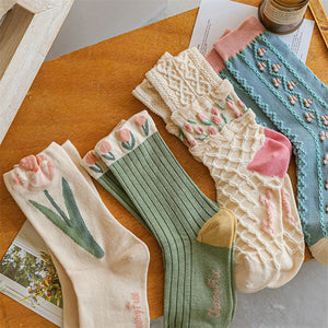 VILZSTUDIOS Generic floral socks
