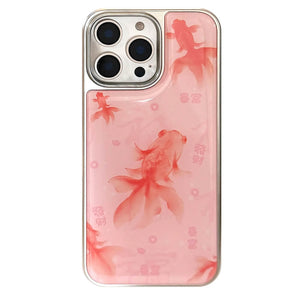 VILZSTUDIOS Trendy phone case with goldfish print design