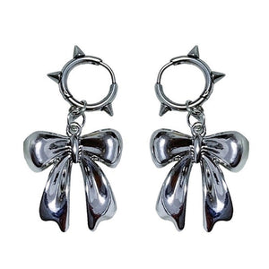 VILZSTUDIOS Stylish bowknot earrings made from zinc alloy