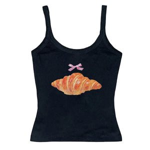 VILZSTUDIOS Y2K Croissant Graphic Tank Top product image