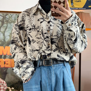 VILZSTUDIOS Y2K floral print oversized shirt