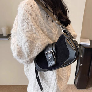 VILZSTUDIOS Stylish mini handbag with grunge details