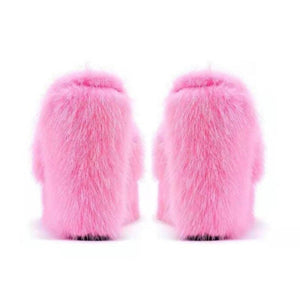 VILZSTUDIOS Faux fur sandals from VILZSTUDIOS