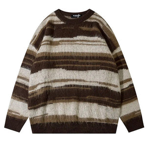 VILZSTUDIOS Striped knit sweater from VILZSTUDIOS