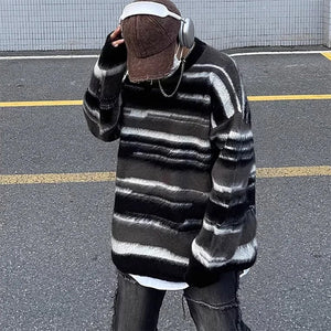 VILZSTUDIOS Striped knit sweater from VILZSTUDIOS