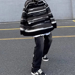 VILZSTUDIOS Striped knit sweater from VILZSTUDIOS