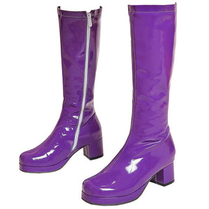 VILZSTUDIOS Stylish neon vinyl platform boots