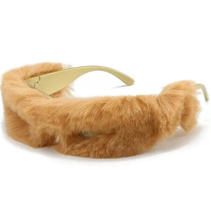 VILZSTUDIOS Stylish plush sunglasses for fashion enthusiasts