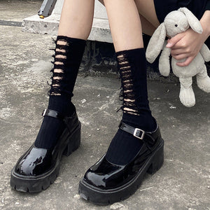 VILZSTUDIOS Fashionable socks for a grunge look