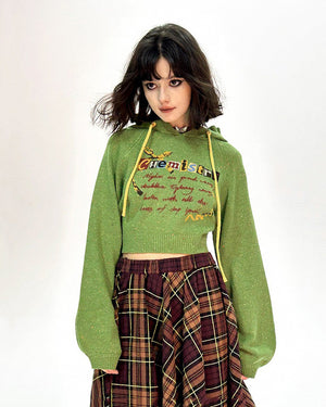VILZSTUDIOS Edgy asymmetrical plaid skirt from VILZSTUDIOS
