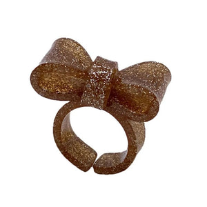 VILZSTUDIOS Adjustable ring with bow design