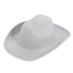 VILZSTUDIOS Fashionable cowgirl hat with glitter design