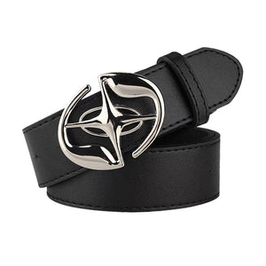 VILZSTUDIOS Stylish black belt with star buckle