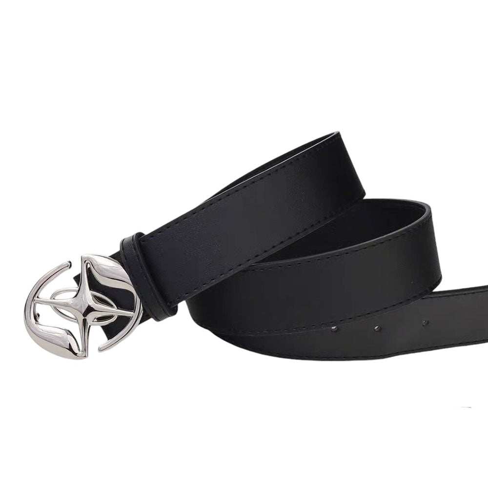 VILZSTUDIOS Stylish black belt with star buckle