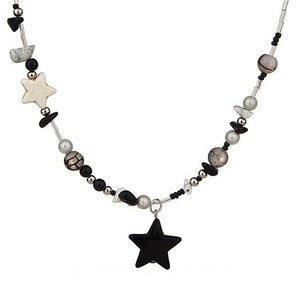 VILZSTUDIOS Y2K star studded pendant necklace