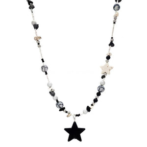VILZSTUDIOS Y2K star studded pendant necklace