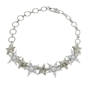 VILZSTUDIOS Stylish Y2K choker necklace with star designs