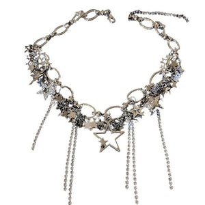 VILZSTUDIOS Stylish rhinestone necklace for fashion enthusiasts