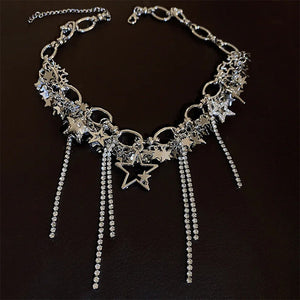 VILZSTUDIOS Stylish rhinestone necklace for fashion enthusiasts