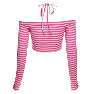 VILZSTUDIOS Striped casual top from VILZSTUDIOS