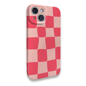 VILZSTUDIOS Checker patterned phone case for stylish protection