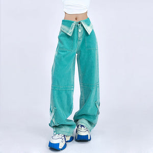 VILZSTUDIOS Wide leg denim jeans for casual style