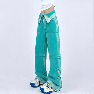 VILZSTUDIOS Wide leg denim jeans for casual style
