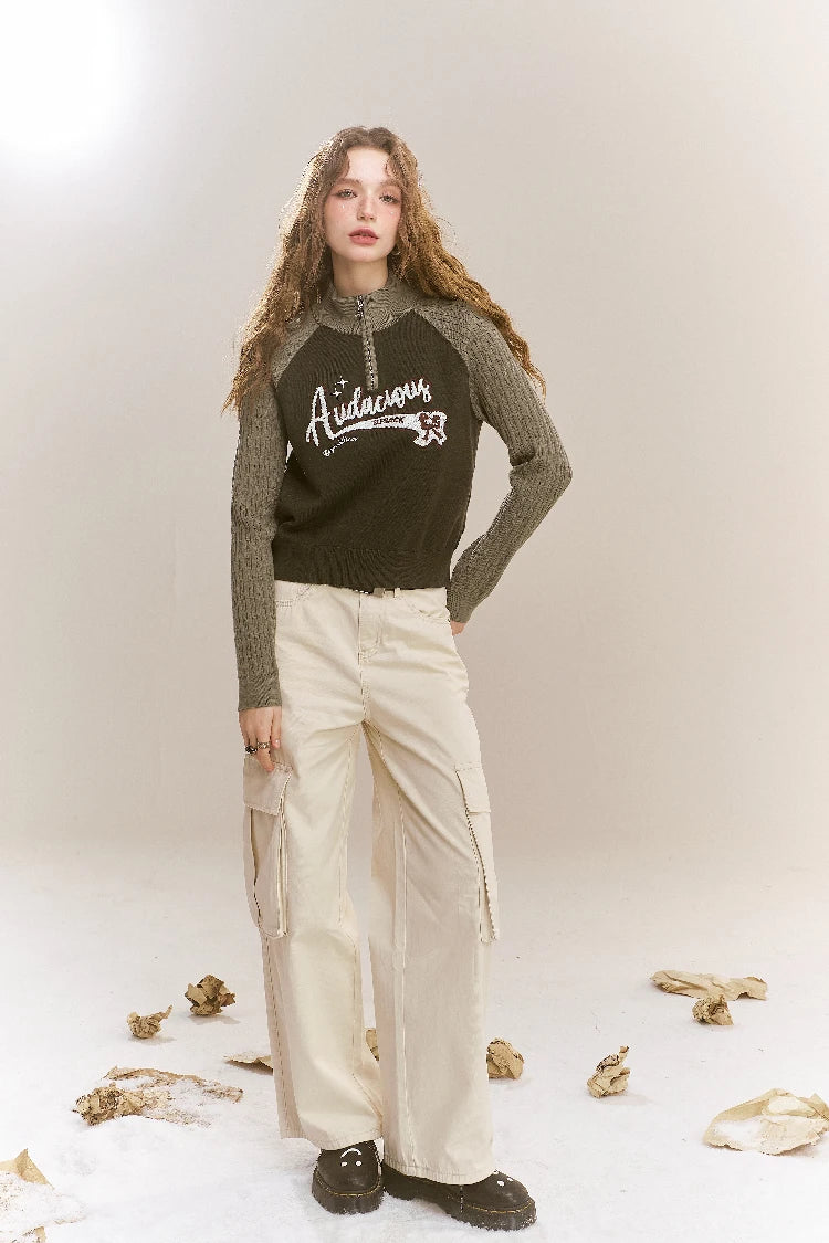 VILZSTUDIOS Slim Soft Raglan Sweater