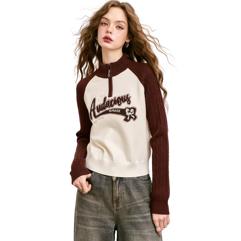 VILZSTUDIOS Slim Soft Raglan Sweater