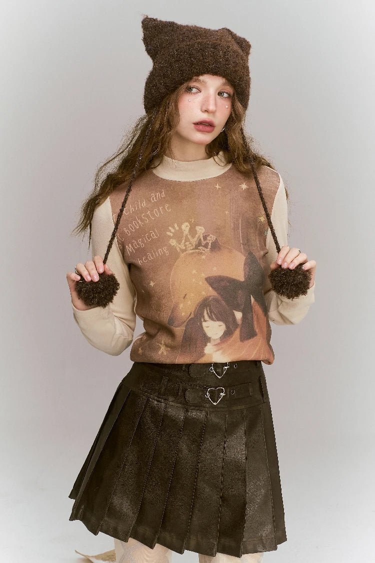 VILZSTUDIOS Retro Original Printed Long Sleeve Top