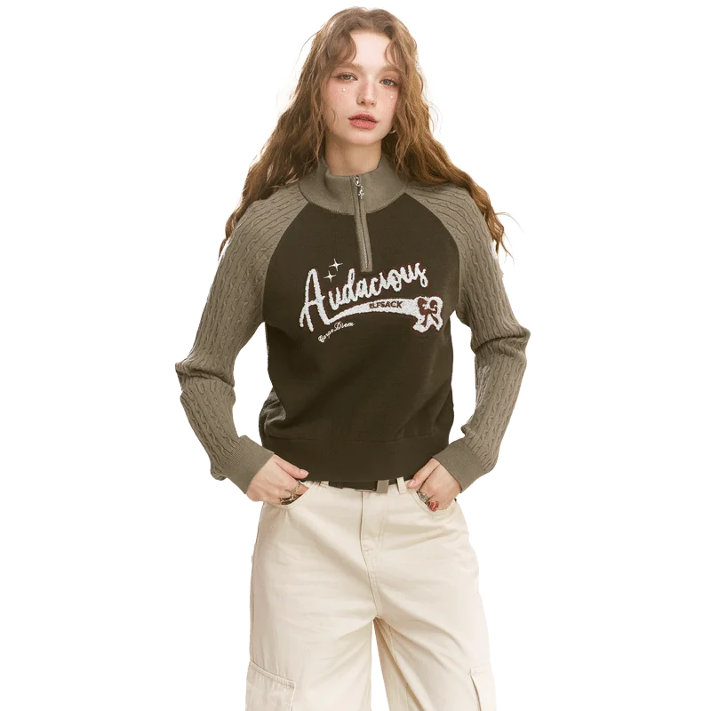 VILZSTUDIOS Slim Soft Raglan Sweater