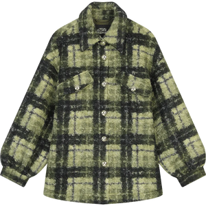VILZSTUDIOS Retro Lapel Thickened Plaid Jacket