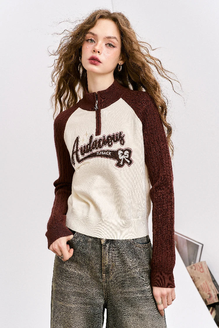 VILZSTUDIOS Slim Soft Raglan Sweater